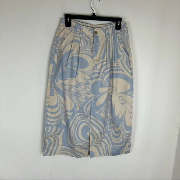 NWT Untitled in Motion Kandran Midi Skirt Nuva Sky - Picture 4 of 8